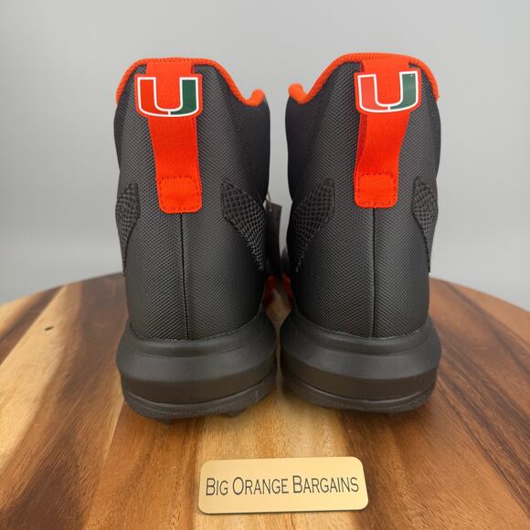 Adidas Adizero Chaos Turf Football Cleats Miami Hurricanes JQ4256 Size 13 NWT main image 4